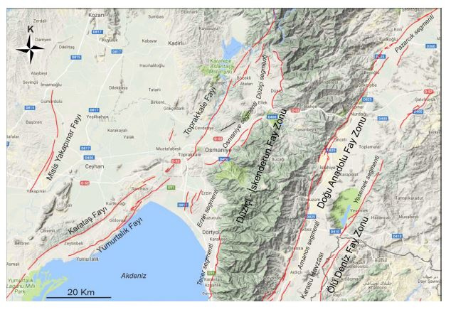 Çukurova Bölgesi ve yakın civarının Depremselliği