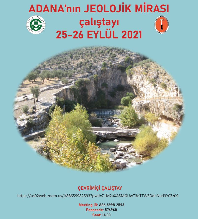 Adana'nın Jeolojik Mirası Çalıştayı düzenlendi.